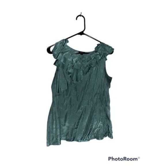 Ann Taylor Ruffle Top Sleeveless - Picture 2 of 5